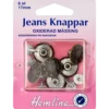 Jeansknapp 6-p