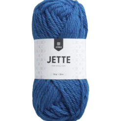 Jette ullgarn, blå