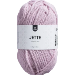 Jette ullgarn, ljusrosa