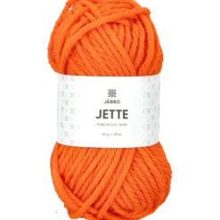 Jette ullgarn, orange