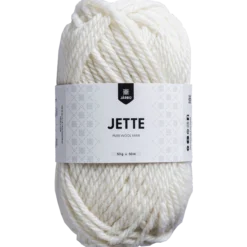 Jette ullgarn, vit