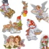 Julbokmärken mix