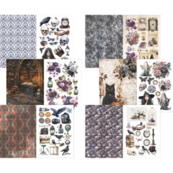 Junk Journal & Ephemera Book, Dark Academia
