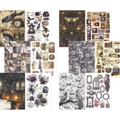 Junk Journal & Ephemera Book, Dark Academia
