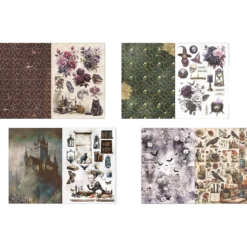 Junk Journal & Ephemera Book, Dark Academia