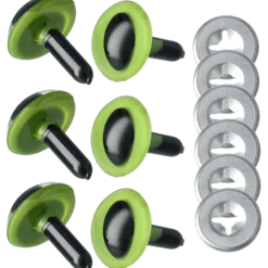 Kattögon 12 mm 3 par
