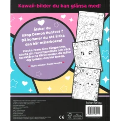 Kawaii K-pop Fandom målarbok