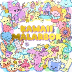 Kawaii Målarbok