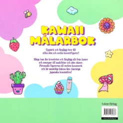 Kawaii Målarbok