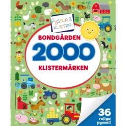 2000 klistermärken Bondgården