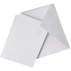 Kort och kuvert kraftpapper, chalk