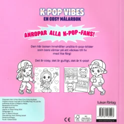 K-Pop vibes en cosy målarbok
