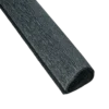 Kräppapper, black
