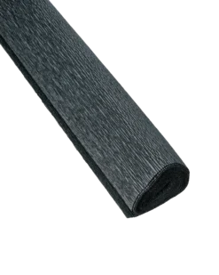 Kräppapper, black