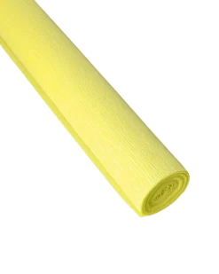 Kräppapper, canary yellow