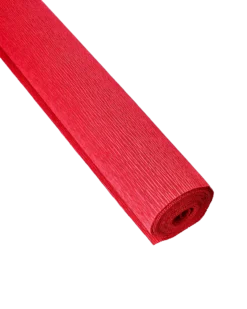 Kräppapper, carmine red