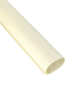 Kräppapper, cream