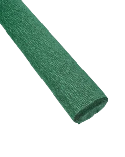Kräppapper, forest green