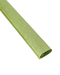 Kräppapper, light olive green