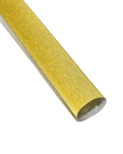 Kräppapper metallic, guld