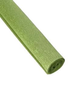 Kräppapper, sage green