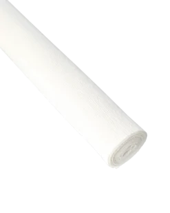 Kräppapper, white