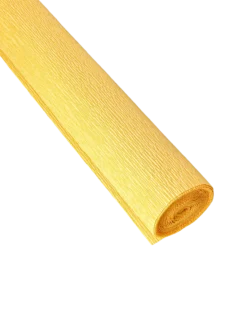 Kräppapper, yellow