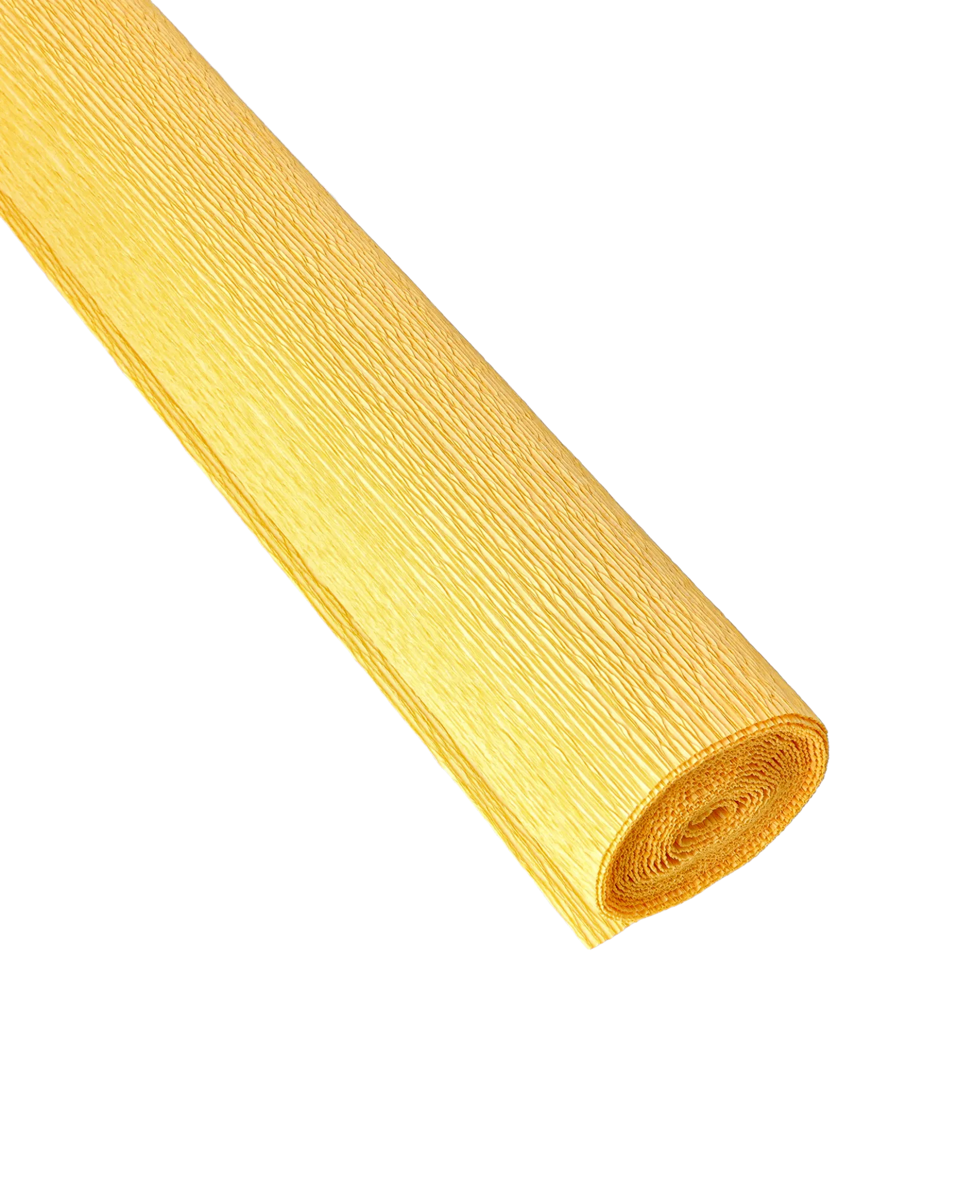 Kräppapper, yellow
