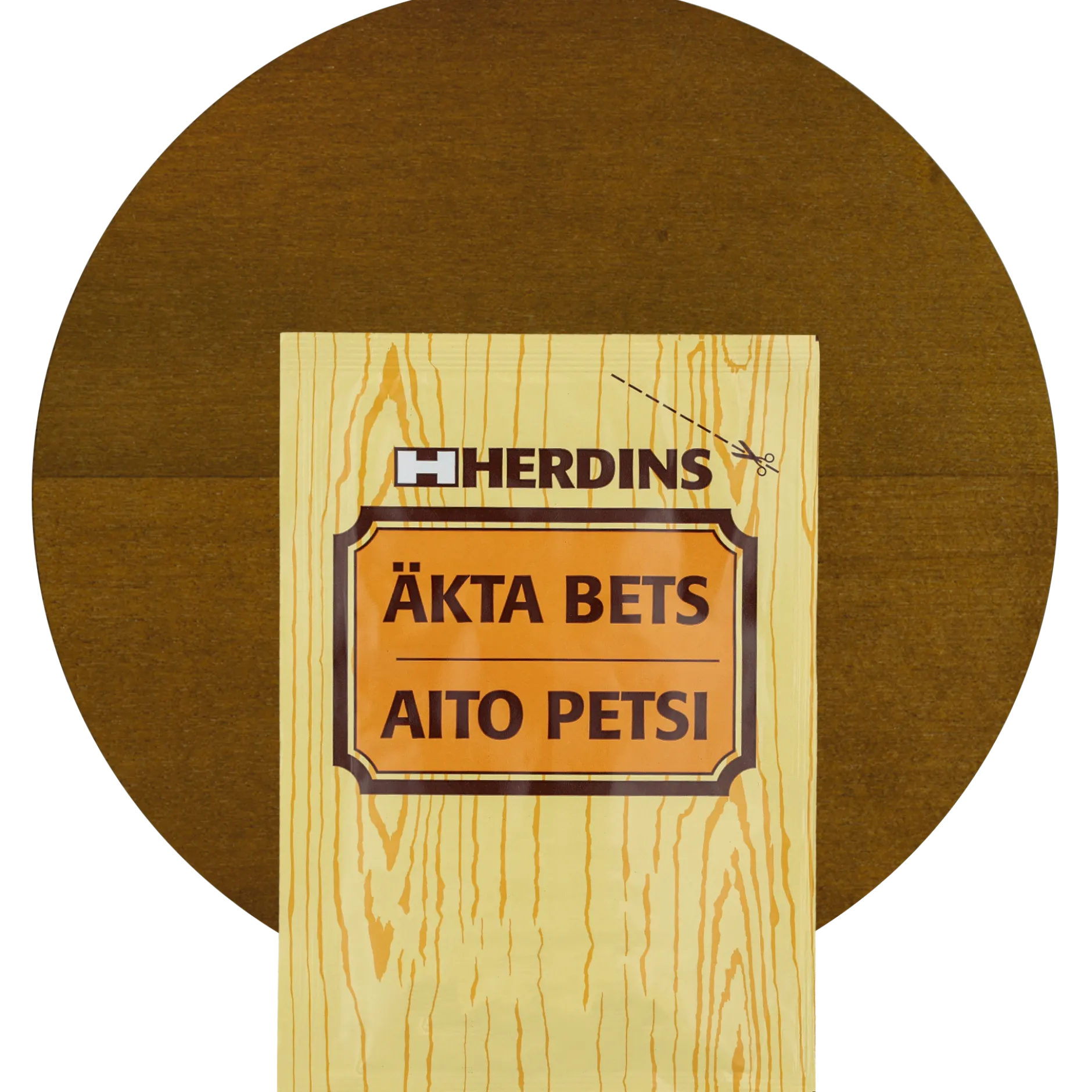 Äkta bets, ljus valnöt