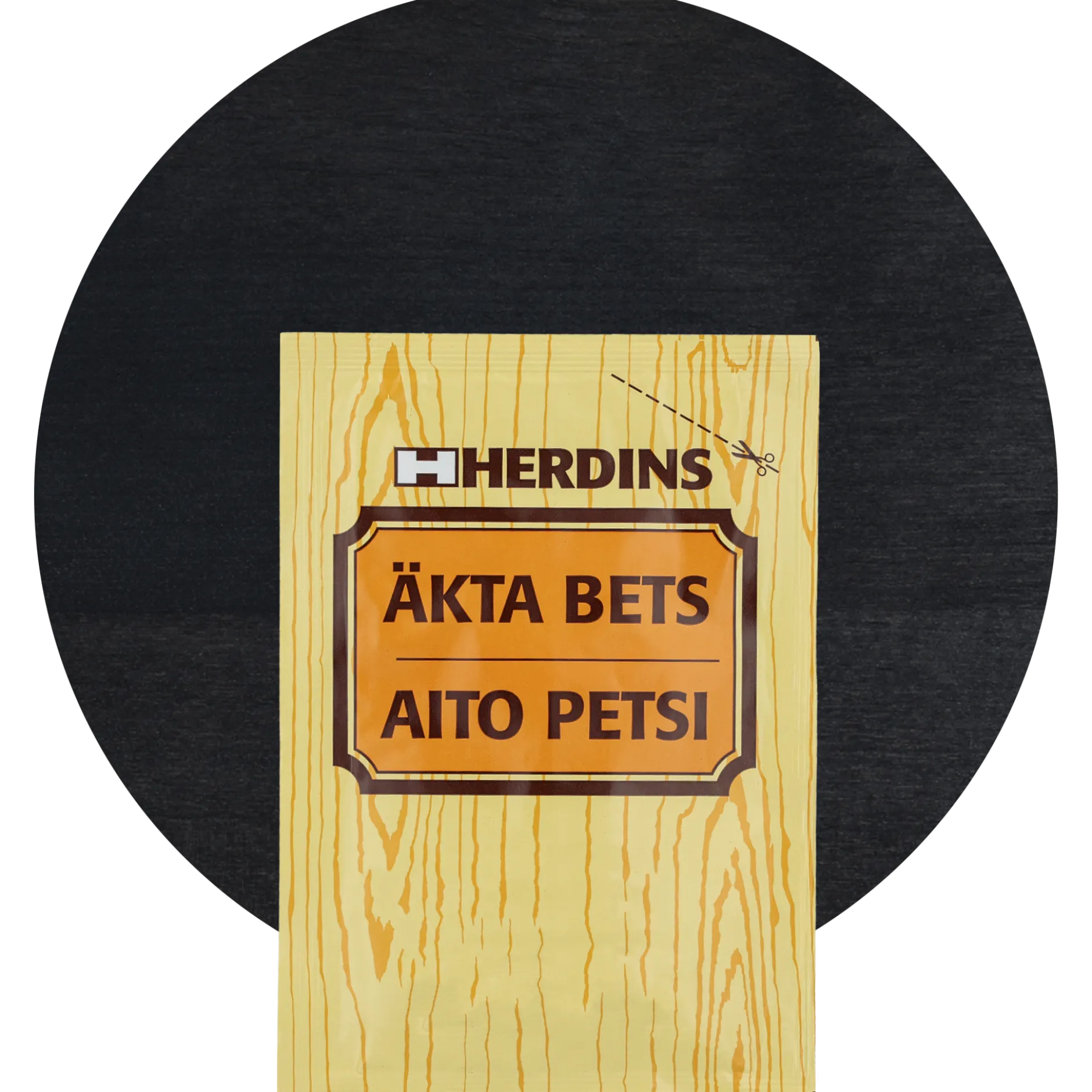 Äkta bets, svart