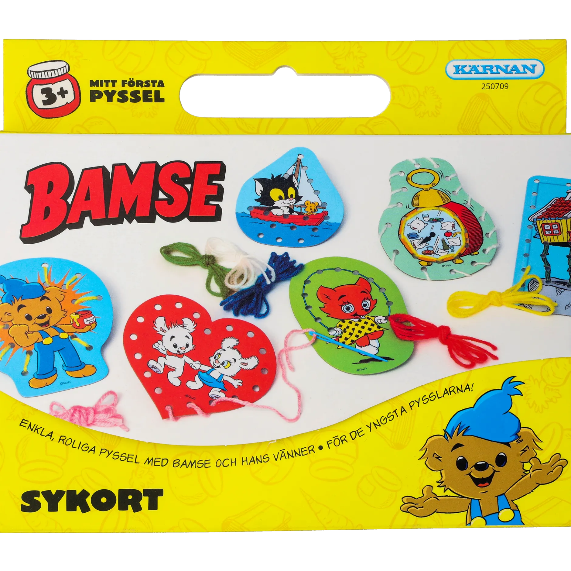 Kul att skapa Bamse sykort