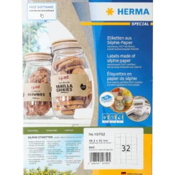 Labelpack med Silphiepapper