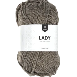 Lady acrylgarn, barkbrun