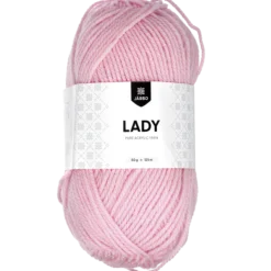 Lady acrylgarn, karamellrosa