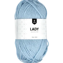 Lady acrylgarn, ljusblå