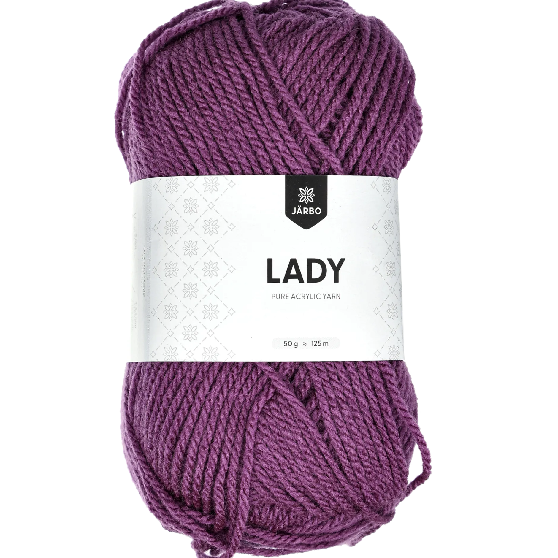 Lady acrylgarn, mauve
