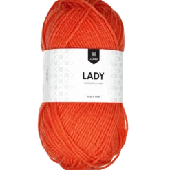 Lady acrylgarn, orange
