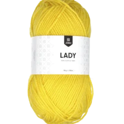 Lady acrylgarn, påskgul