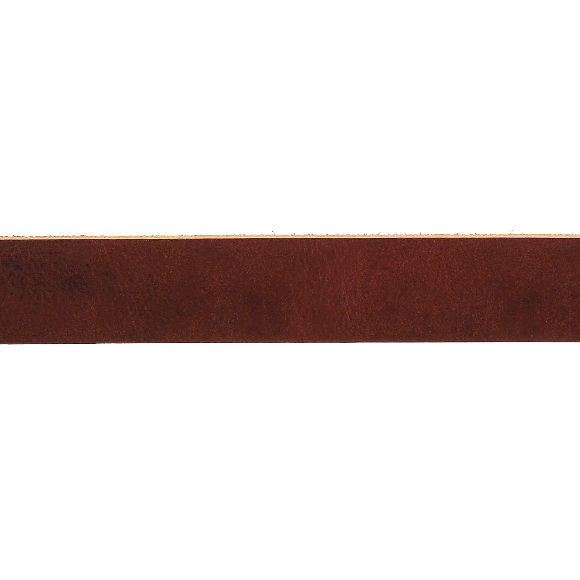 Läderrem med skarv brun, 20 mm