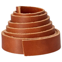 Läderrem med skarv cognac, 20 mm