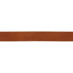 Läderrem med skarv cognac, 15 mm