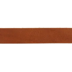 Läderrem med skarv cognac, 25 mm