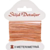 Läderrem 1 mm 3 m, natur