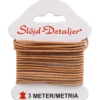 Läderrem 2 mm 3 m, natur