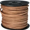 Läderrem 4 mm nat 25 m