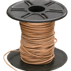 Läderrem 0.5mm nat 10 m