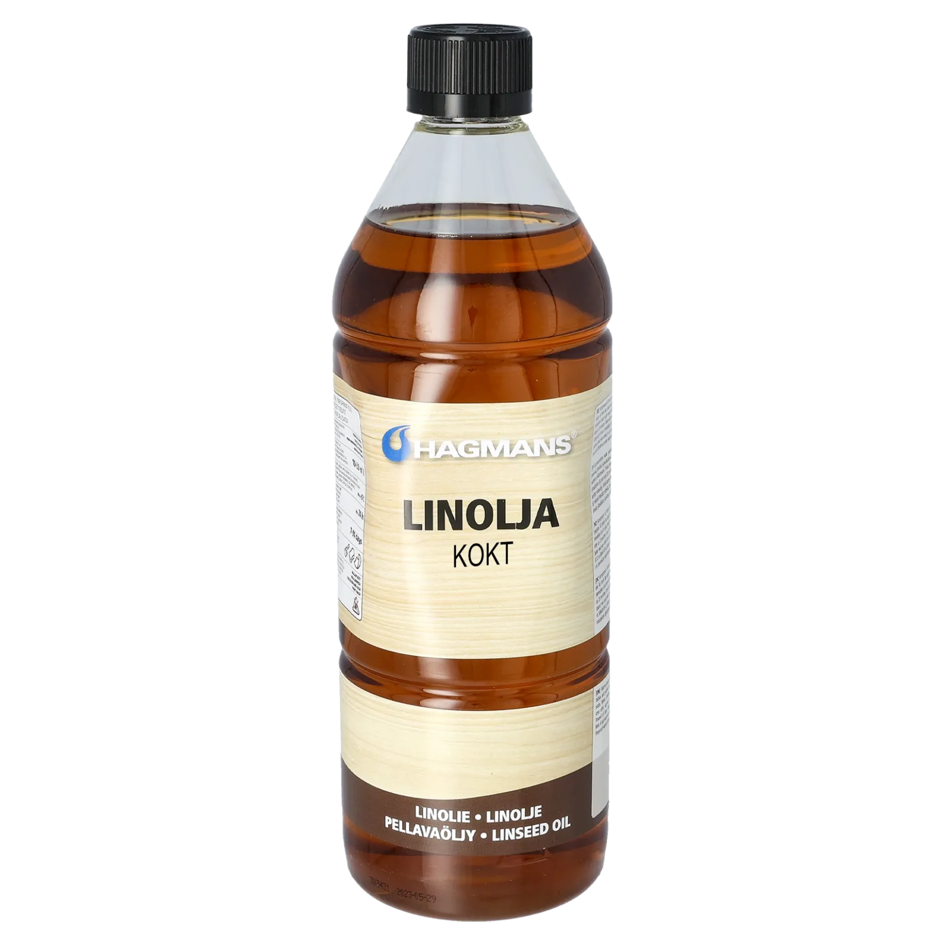 Linolja kokt, 1 liter