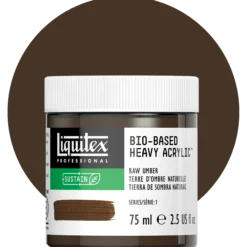 Liquitex bio-based heavy acrylic, raw umber