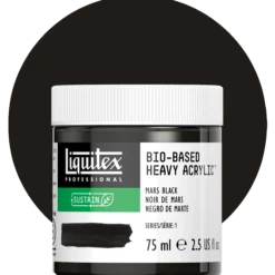 Liquitex bio-based heavy acrylic, mars black