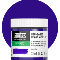 Liquitex bio-based heavy acrylic, ultramarine